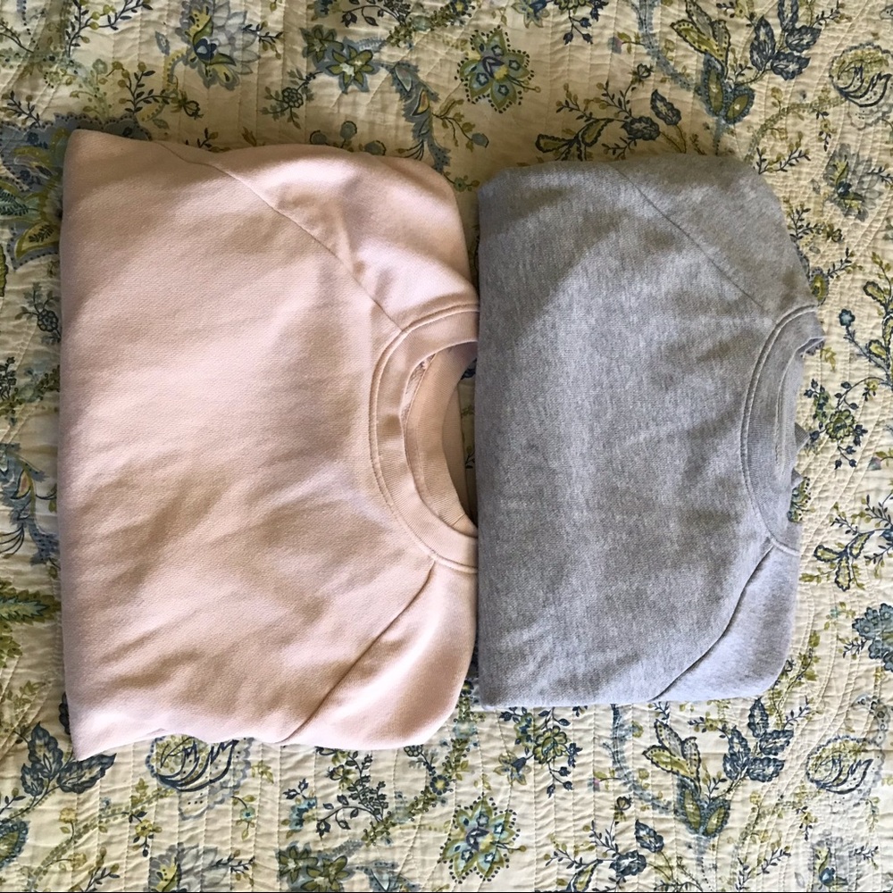 BUNDLE of two Aerie puff sleeve sweatshirts
